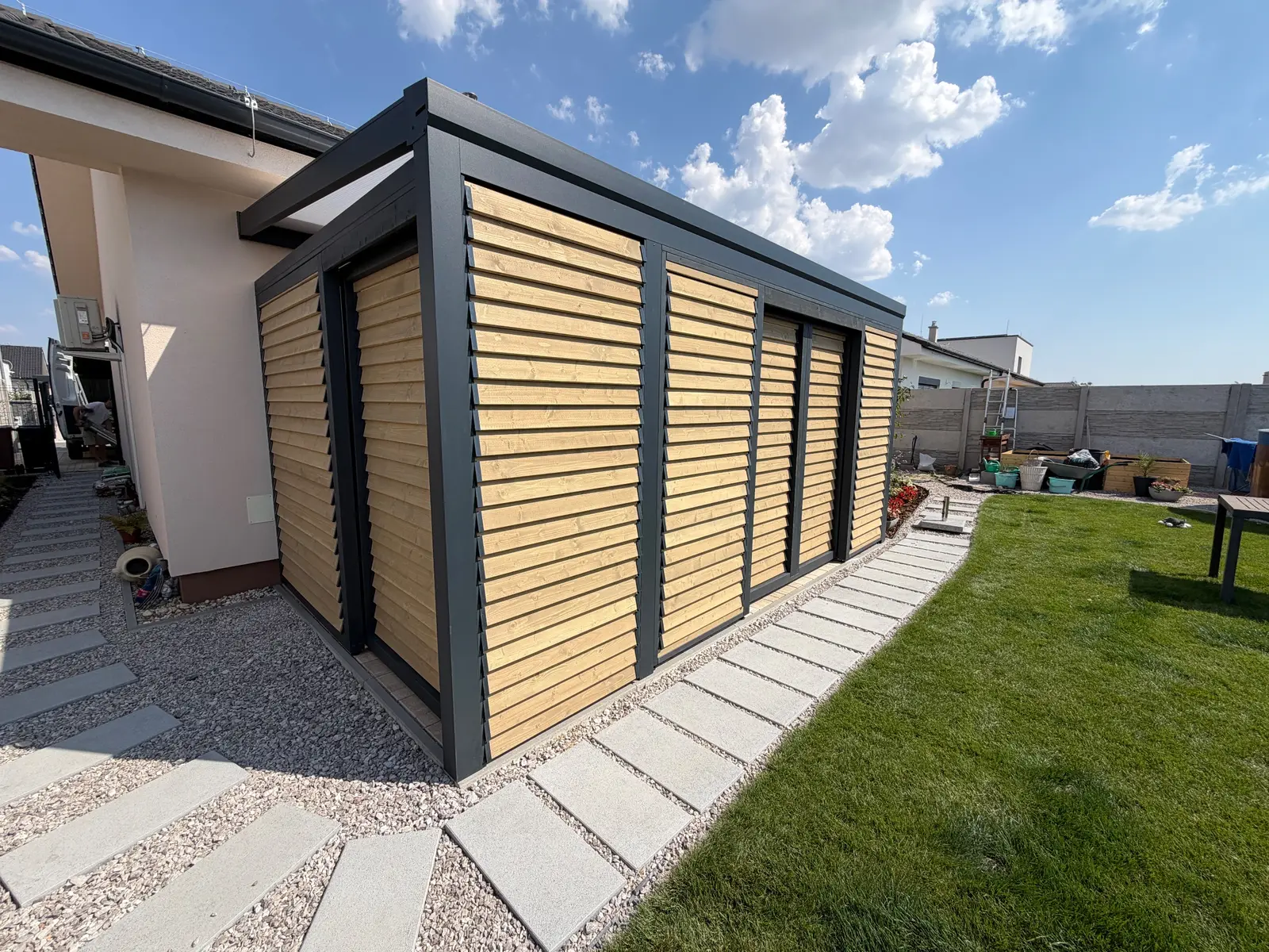 Wooden louvres – Flowgarden project, photo 30 of 101