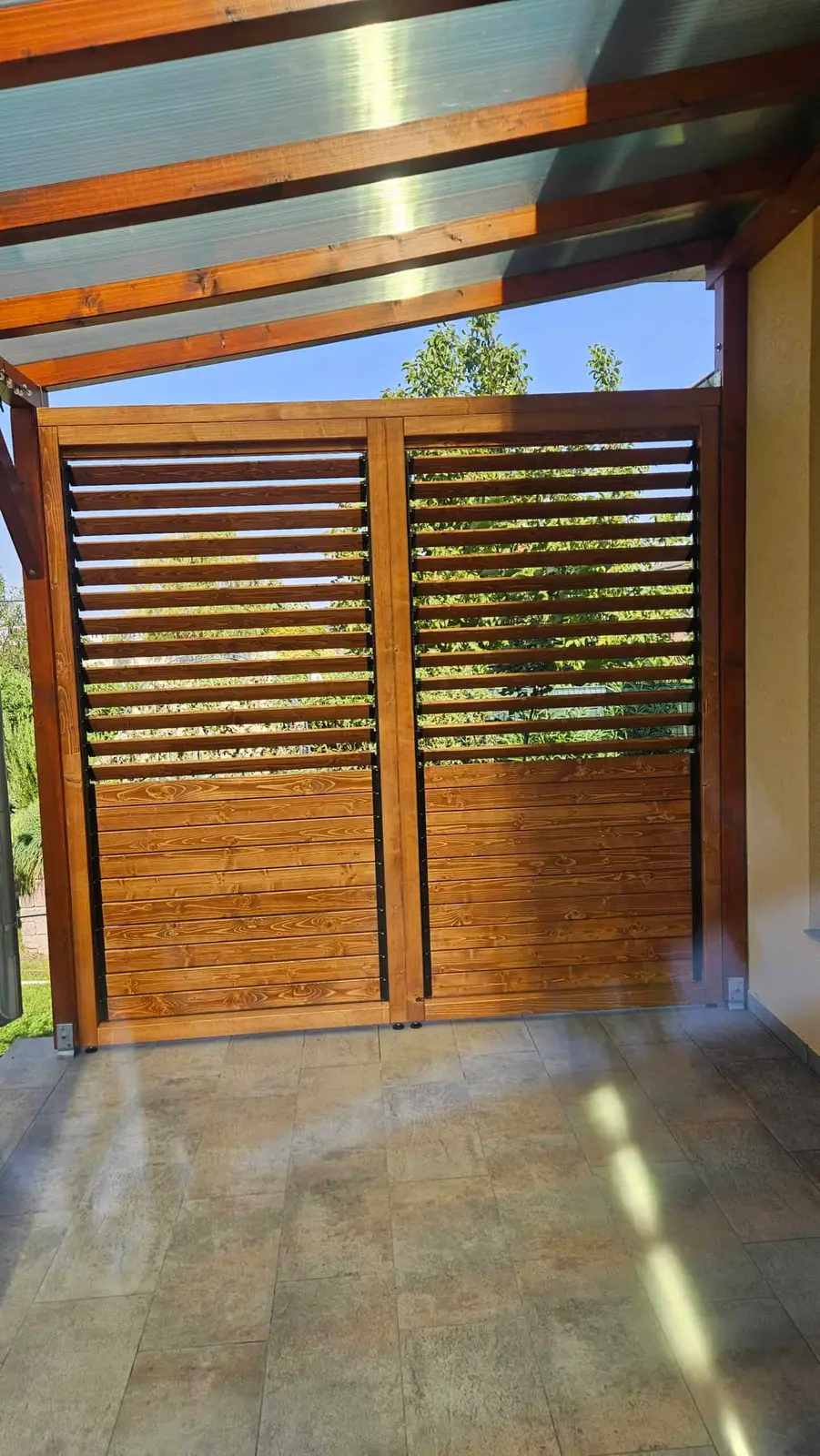 Wooden louvres – Flowgarden project, photo 44 of 101