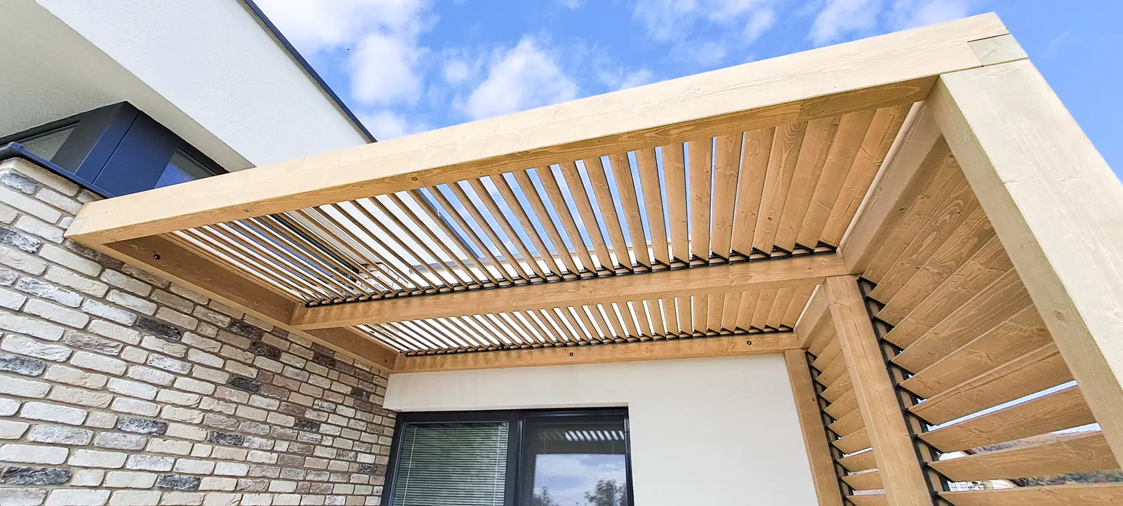 Wooden louvres – Flowgarden project, photo 46 of 101