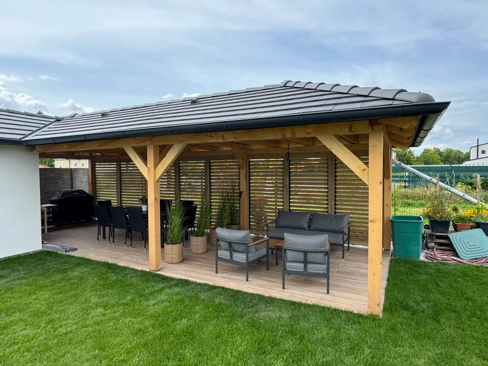 Wooden louvres – Flowgarden project, photo 52 of 101