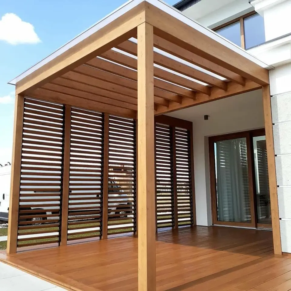 Wooden louvres – Flowgarden project, photo 54 of 101