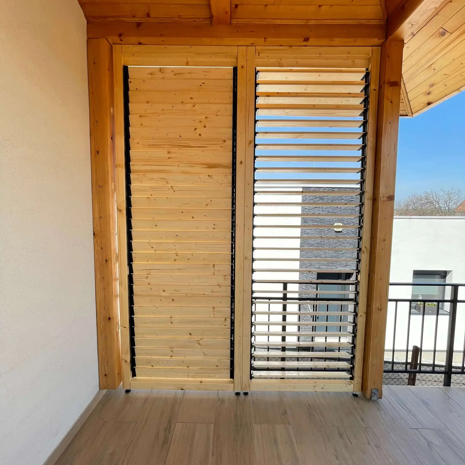 Wooden louvres – Flowgarden project, photo 61 of 101