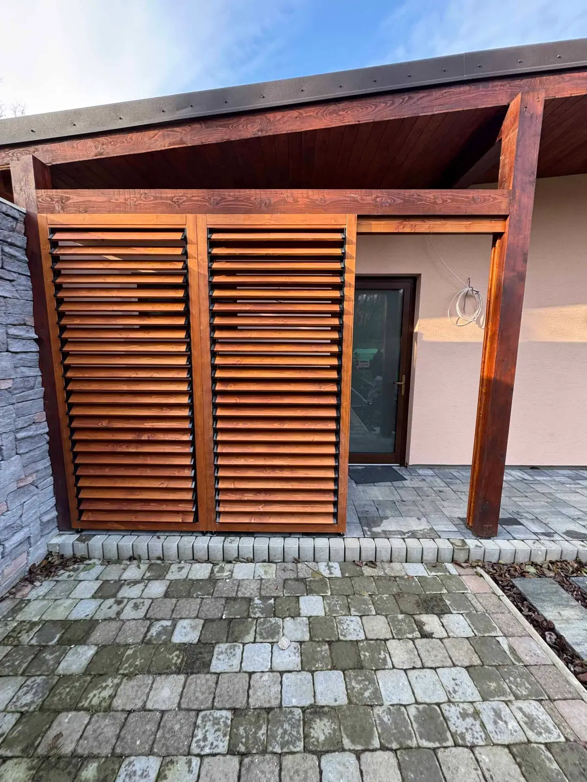 Wooden louvres – Flowgarden project, photo 71 of 101