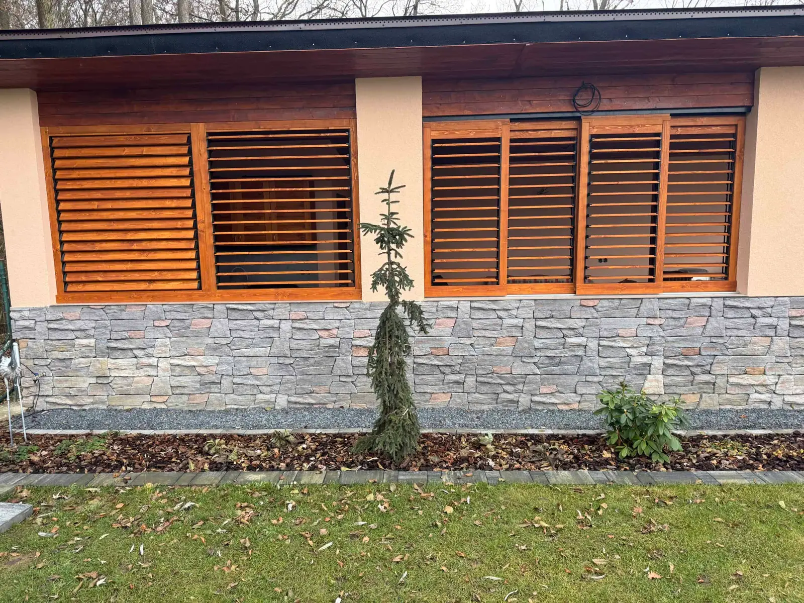 Wooden louvres – Flowgarden project, photo 72 of 101