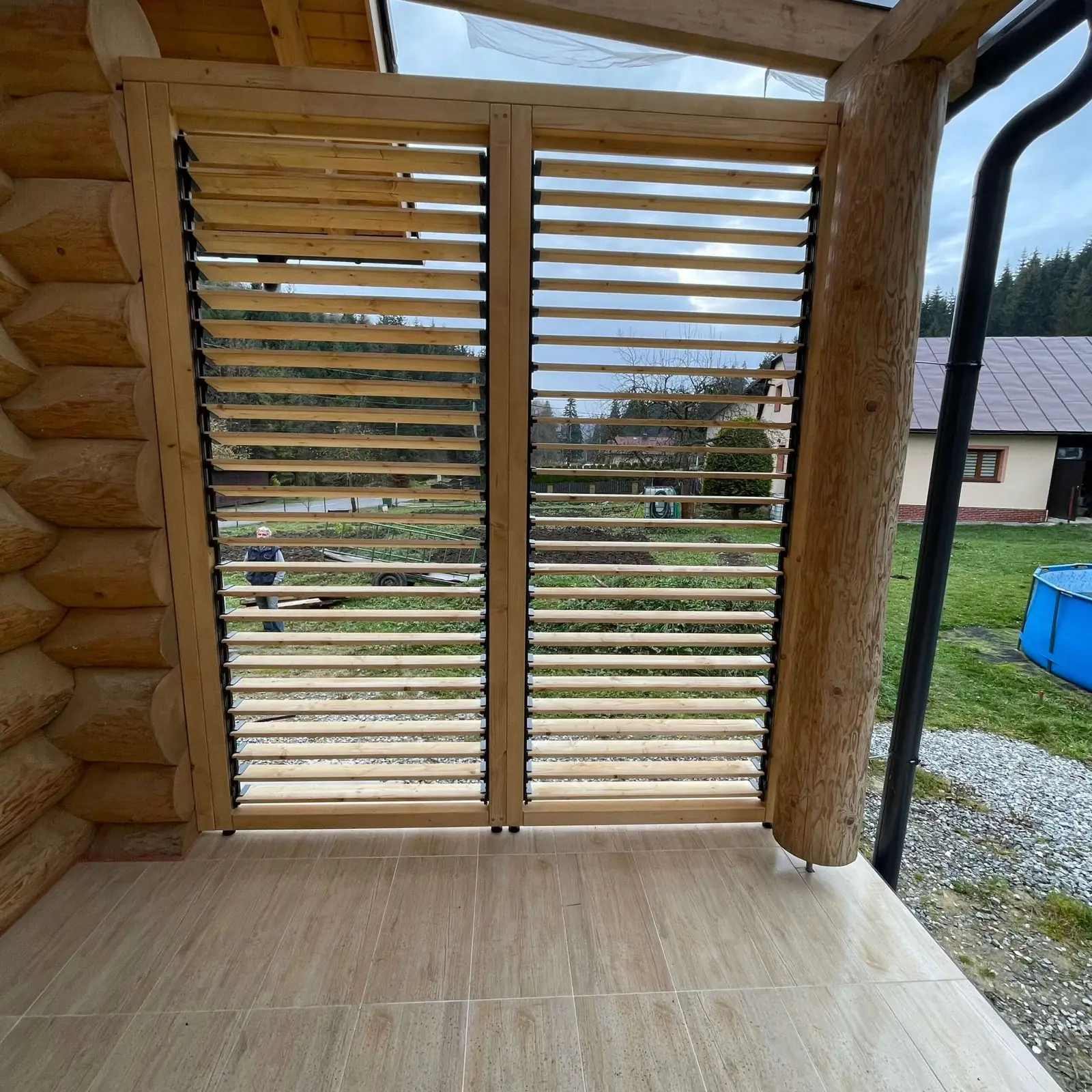 Wooden louvres – Flowgarden project, photo 82 of 101