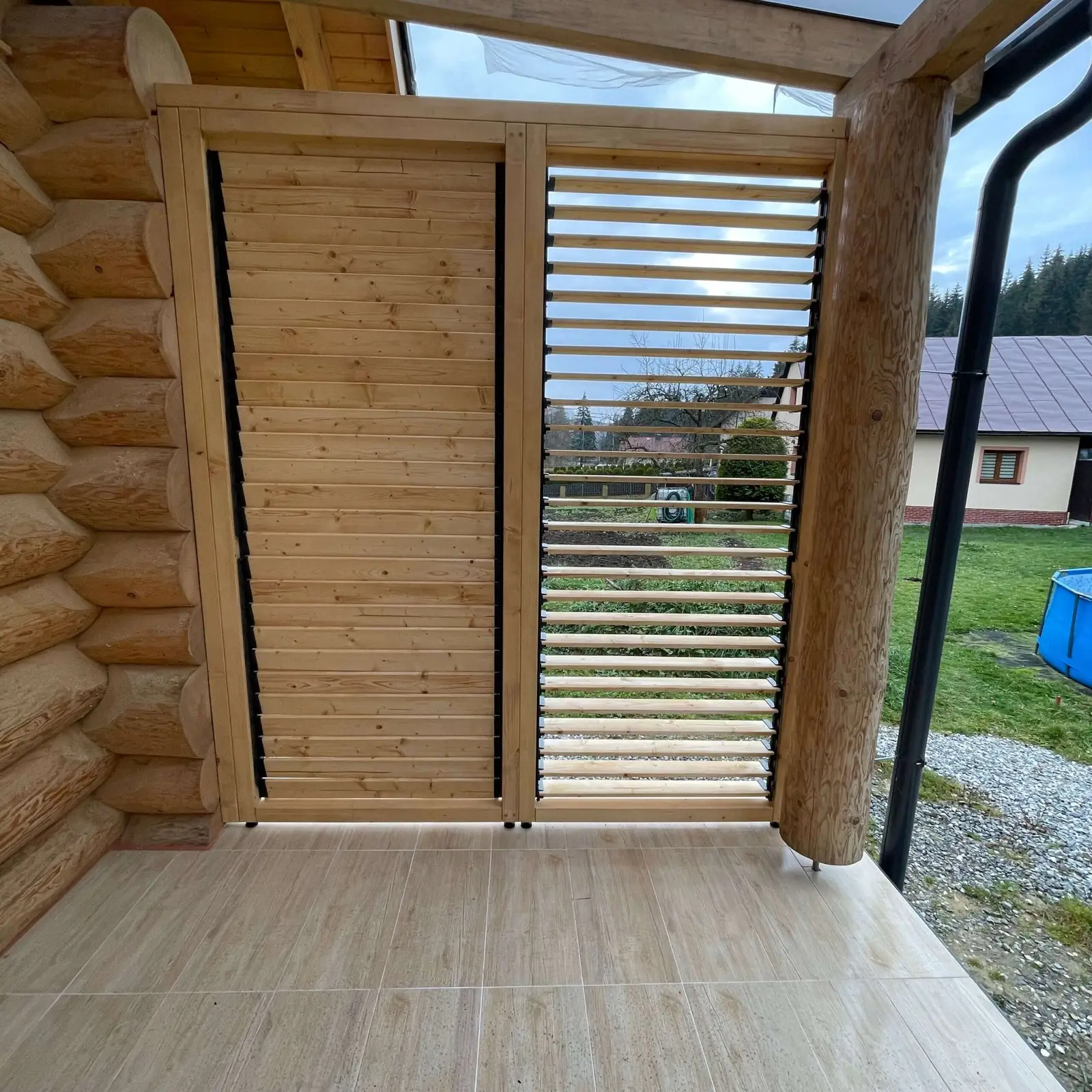 Wooden louvres – Flowgarden project, photo 83 of 101
