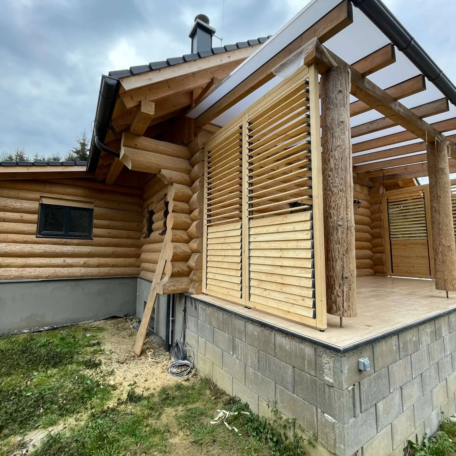 Wooden louvres – Flowgarden project, photo 84 of 101