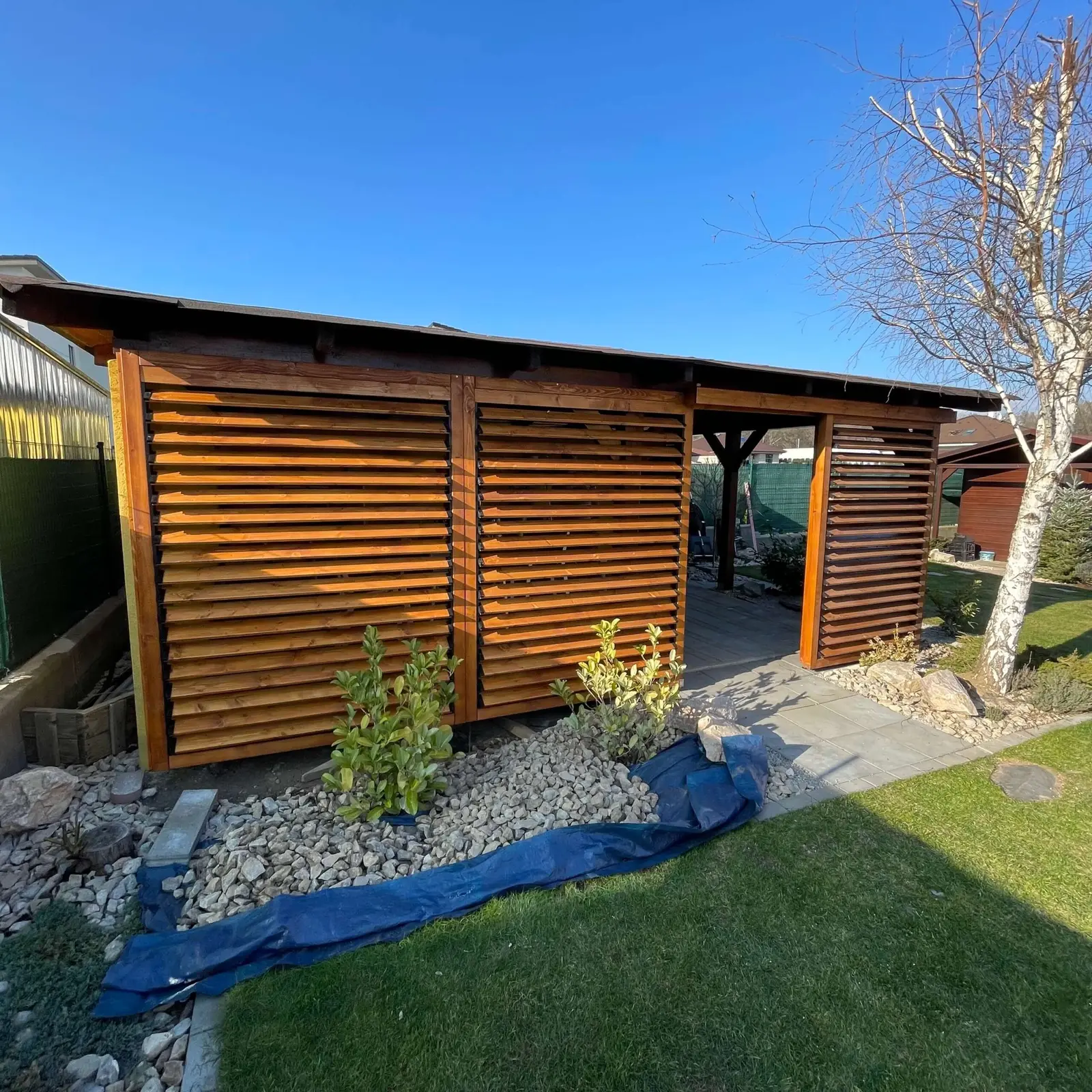 Wooden louvres – Flowgarden project, photo 85 of 101