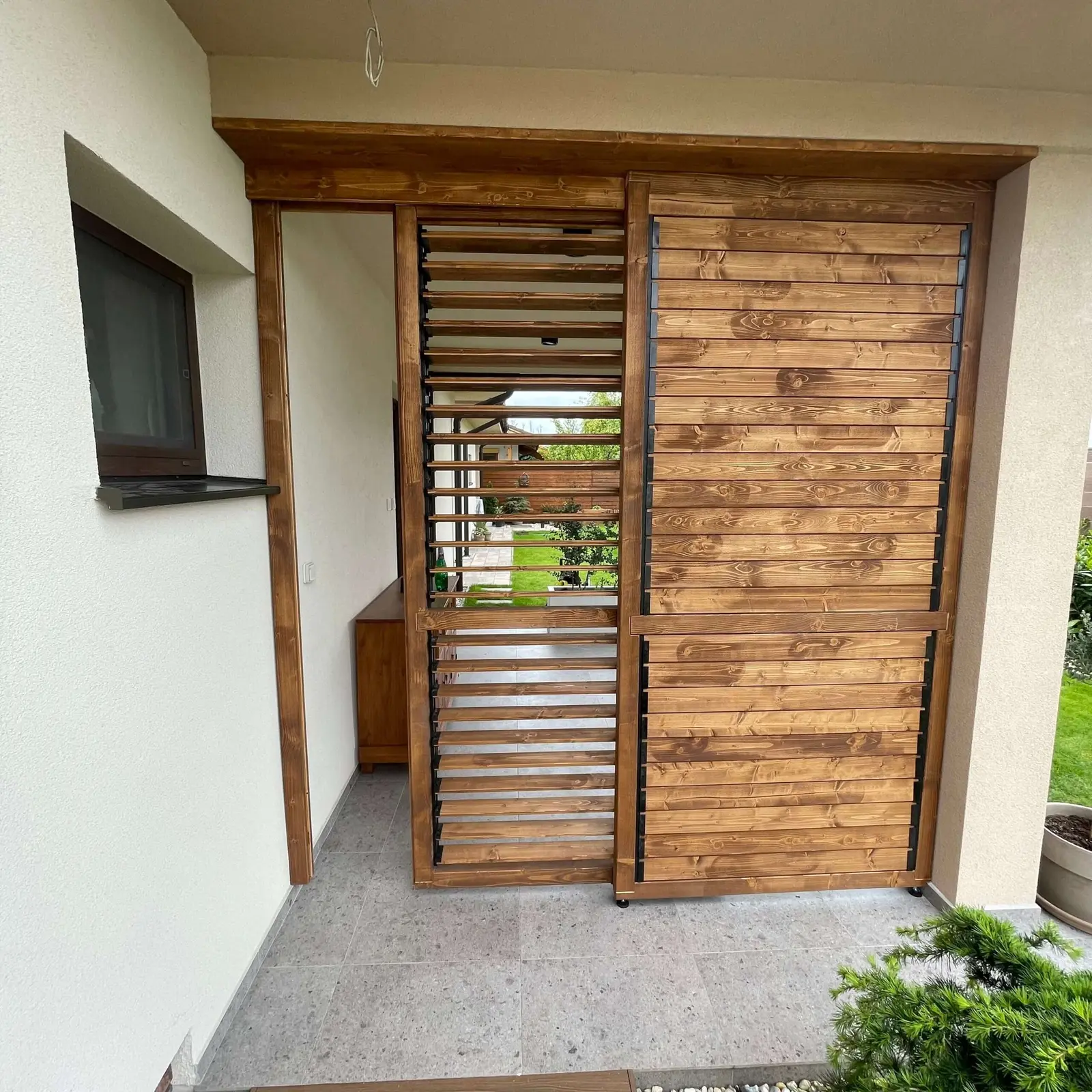 Wooden louvres – Flowgarden project, photo 88 of 101