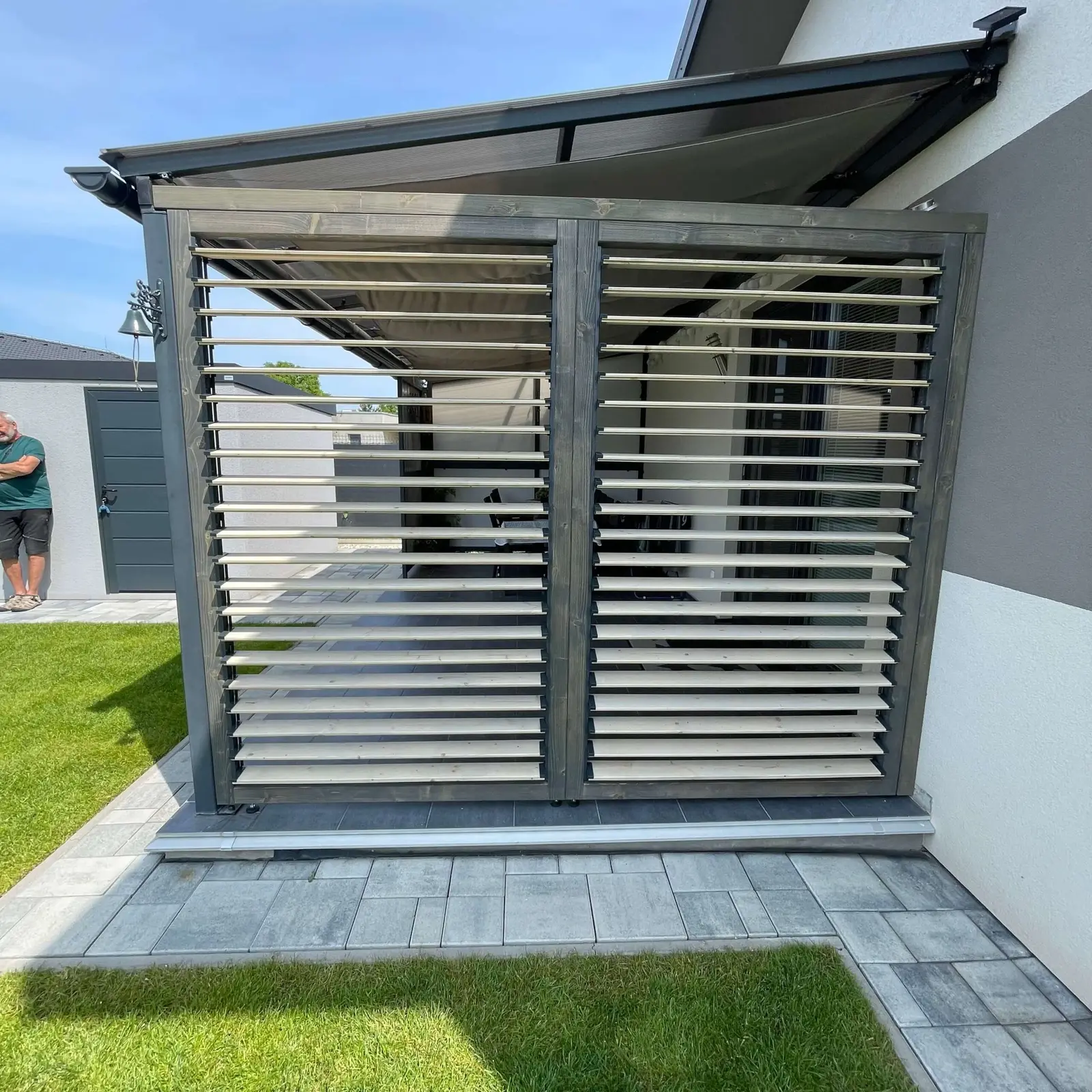 Wooden louvres – Flowgarden project, photo 90 of 101