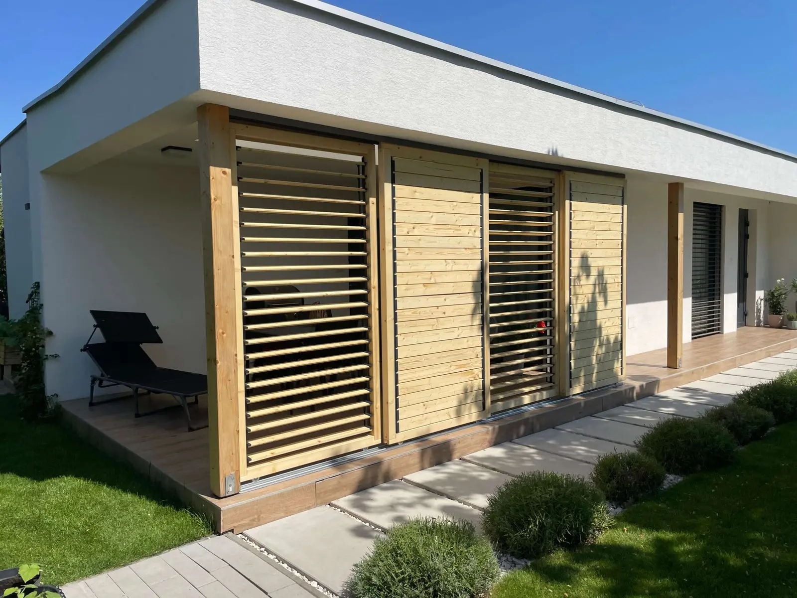Wooden louvres – Flowgarden project, photo 96 of 101