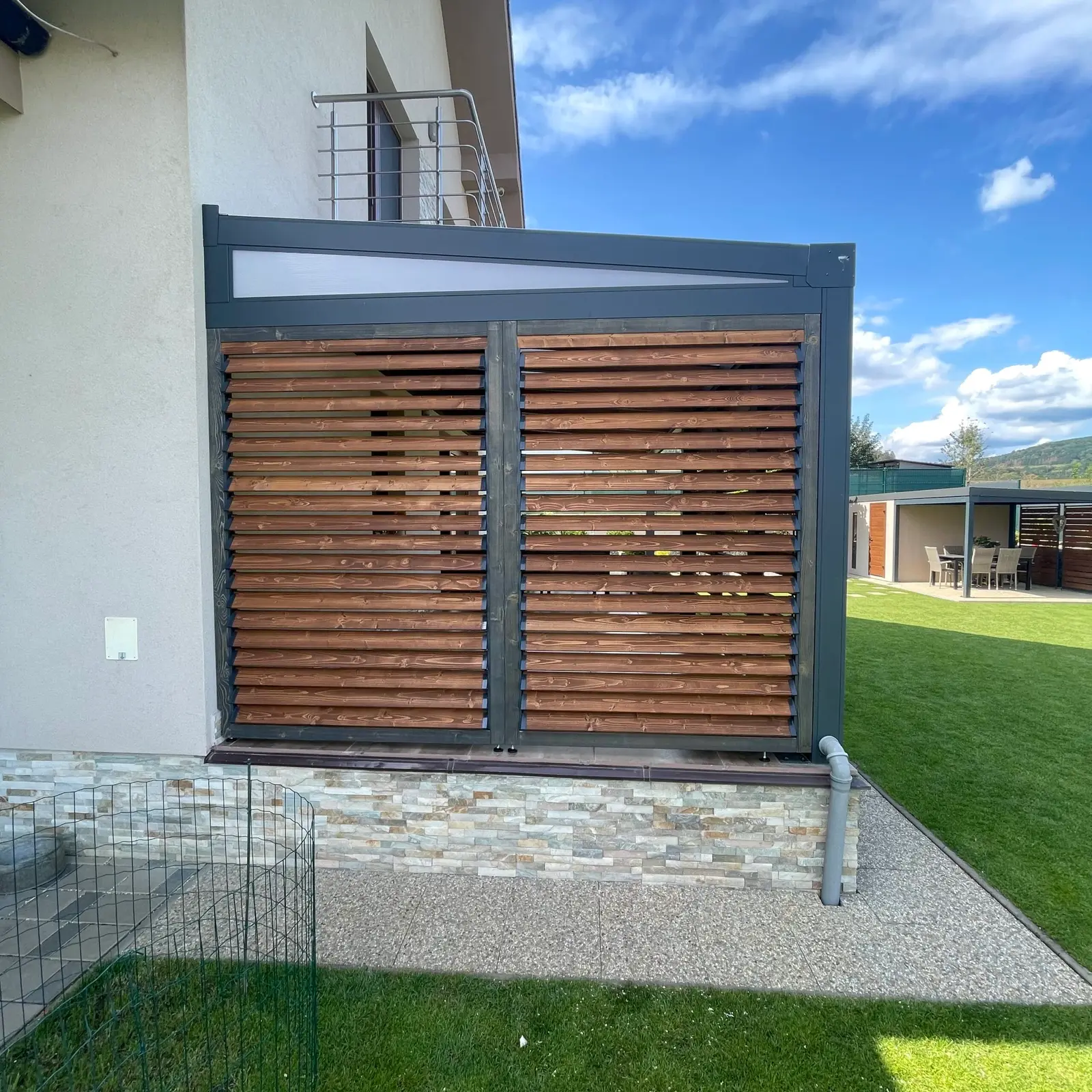 Wooden louvres – Flowgarden project, photo 98 of 101