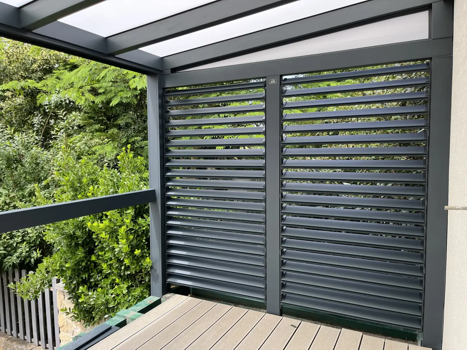 Aluminium louvres – Flowgarden project, photo 40 of 41