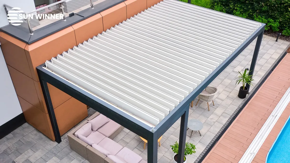 Made-to-measure bioclimatic pergolas – Flowgarden project