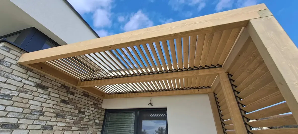 Wooden pergolas – Flowgarden project