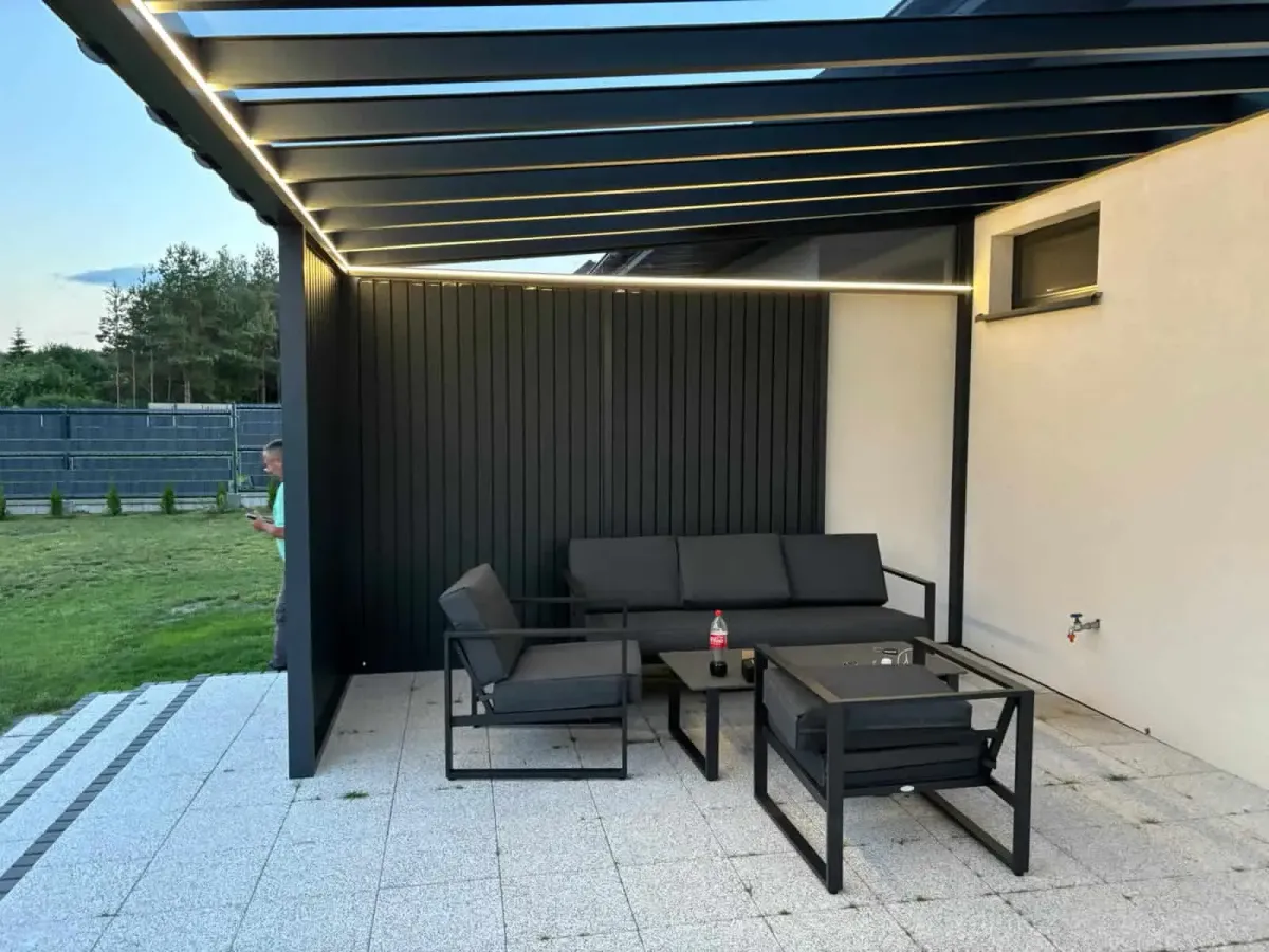 Aluminium pergolas – Flowgarden project