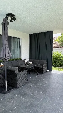 Vertical louvres – Flowgarden project
